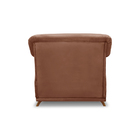 Poltrona Sala De Estar Pé De Madeira Julieta Veludo Cobre S04