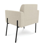 Poltrona Sala De Estar Pé Ferro Preto Marisa Bouclê D03 - D'r