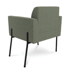 Poltrona Sala De Estar Pé Ferro Preto Marisa Bouclê D03 - D'r