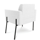 Poltrona Sala De Estar Pé Ferro Preto Marisa Bouclê D03 - D'r