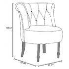 Poltrona Sala De Estar Pés Madeira Olinda Corano Marrom