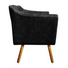 Poltrona Sala Decorativa Com Strass Kit 2 Julia Pé Palito Cas