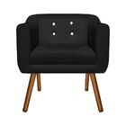 Poltrona Sala Decorativa Com Strass Kit 2 Julia Pé Palito Cas