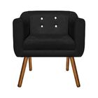 Poltrona Sala Decorativa Com Strass Kit 2 Julia Pé Palito Cas