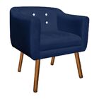 Poltrona Sala Decorativa Com Strass Kit 2 Julia Pé Palito Cas