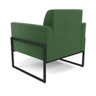 Poltrona Sala Decorativa Kit 2 Marisa Base Aço Industrial Alt