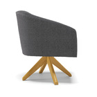 Poltrona Sala Decorativa Kit 2 Stella Base Giratória Ma30 Bou