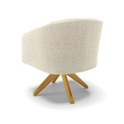 Poltrona Sala Decorativa Kit 2 Stella Base Giratória Ma30 Bou