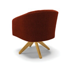 Poltrona Sala Decorativa Kit 2 Stella Base Giratória Ma30 Bou