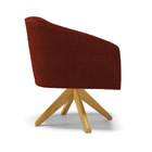 Poltrona Sala Decorativa Kit 2 Stella Base Giratória Ma30 Bou