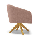 Poltrona Sala Decorativa Kit 2 Stella Base Giratória Ma30 Bou