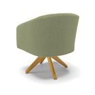 Poltrona Sala Decorativa Kit 2 Stella Base Giratória Ma30 Bou