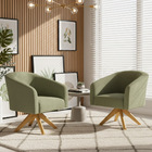 Poltrona Sala Decorativa Kit 2 Stella Base Giratória Ma30 Bou