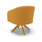 Poltrona Sala Decorativa Kit 2 Stella Base Giratória Ma30 Bou