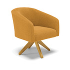 Poltrona Sala Decorativa Kit 2 Stella Base Giratória Ma30 Bou