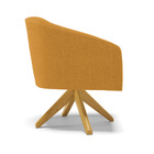 Poltrona Sala Decorativa Kit 2 Stella Base Giratória Ma30 Bou