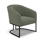 Poltrona Sala Decorativa Kit 2 Stella Base Industrial Preto B