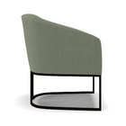 Poltrona Sala Decorativa Kit 2 Stella Base Industrial Preto B