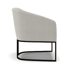 Poltrona Sala Decorativa Kit 2 Stella Base Industrial Preto B