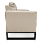 Poltrona Sala Decorativa Livia Industrial Preto Sintético M11