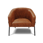 Poltrona Sala Decorativa Pé De Ferro Preto Kit 2 Stella Sinté