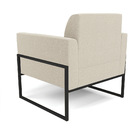 Poltrona Sala Estar Industrial Alta Preto Kit 2 Marisa Bouclê