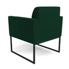 Poltrona Sala Estar Industrial Preto Kit 2 Marisa Bouclê D03