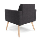 Poltrona Sala Estar Pé Palito Natural Kit 2 Marisa Bouclê - G