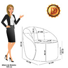 Poltrona Sala Orgânica Giratória Lua Suede D03 - D'rossi - Ro