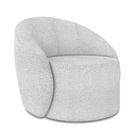 Poltrona Sala Orgânica Lua Base Giratória Bouclê D03 - D'ross