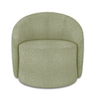 Poltrona Sala Orgânica Lua Base Giratória Bouclê D03 - D'ross