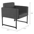 Poltrona Samira Cinza