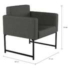 Poltrona Samira Grafite