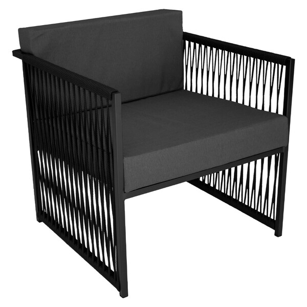 Poltrona Santiago Para Área Externa De Corda Náutica