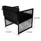 Poltrona Santiago Para Área Externa De Corda Náutica