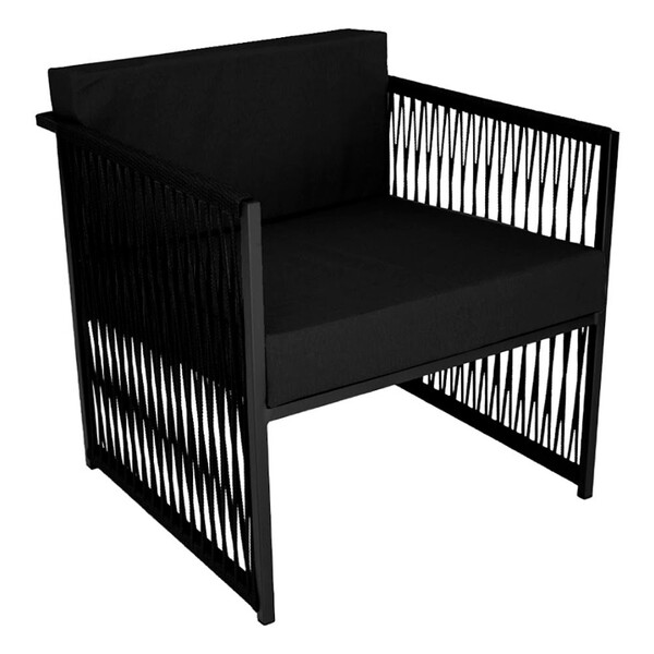 Poltrona Santiago Para Área Externa De Corda Náutica