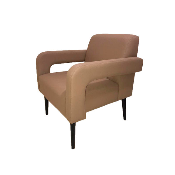 Poltrona Santorini Em Tecido Sintético Ideal Para Escritório