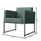 Poltrona Sara Suede Suculenta