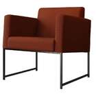 Poltrona Sara Suede Terracota