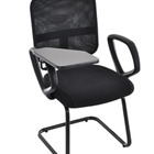 Poltrona Secretária Universitária Linha Tela Mesh Preto