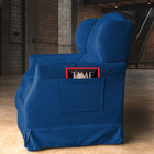 Poltrona Serena Amamentação Balanço E Puff Marinho