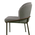 Poltrona Servia Dourado - Cinza Claro