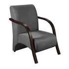 Poltrona Sevilha Braço Madeira Cadeira Decorativa Recepção Es