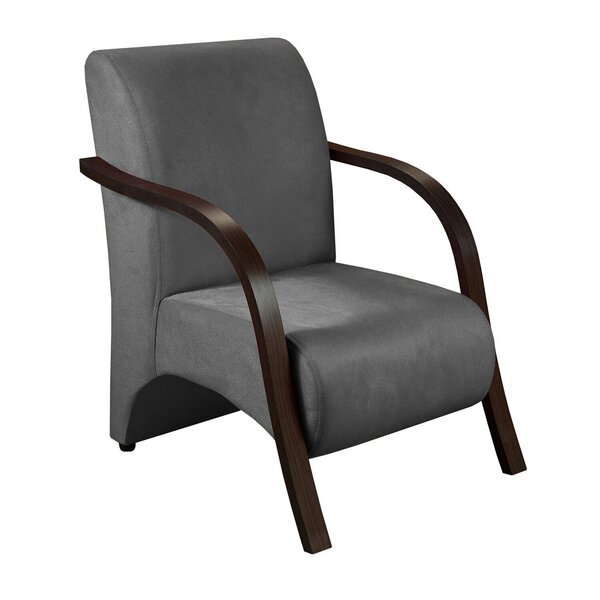 Poltrona Sevilha Braço Madeira Cadeira Decorativa Recepção Es