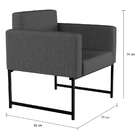 Poltrona Sheila Cinza