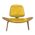 Poltrona Shell Corano Amarelo - Doce Sonho Móveis