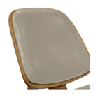 Poltrona Shell Corano Bege - Doce Sonho Móveis