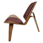 Poltrona Shell Corano Bordô - Doce Sonho Móveis