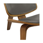 Poltrona Shell Corano Cinza - Amarena Móveis