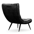 Poltrona Sher Corano Pés Palito De Ferro D03 - D'rossi - Preto